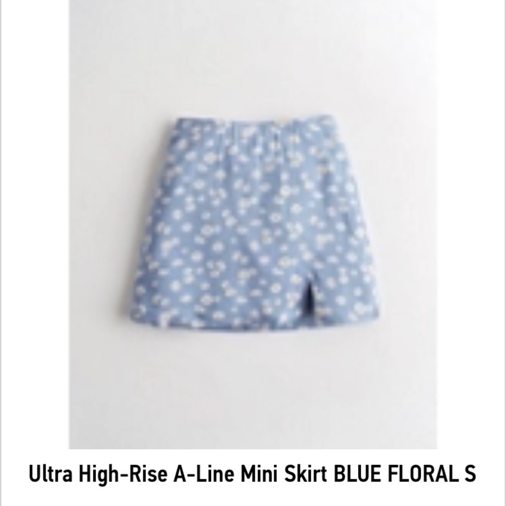 NWT hollister ultra high rise mini skirt